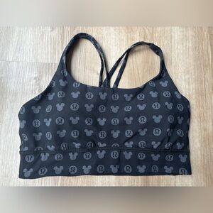 Disney x lululemon Energy Longline Bra Medium Support, B-D Cups size 12